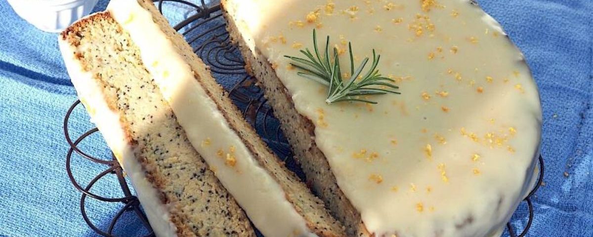 Lemon & Poppyseed Cake with Lemon Coconut Icing